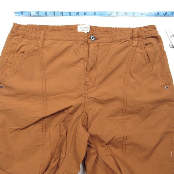 Anthropologie Pilcro Tactical Utility Pants Brown 1X - Picture 5 of 11